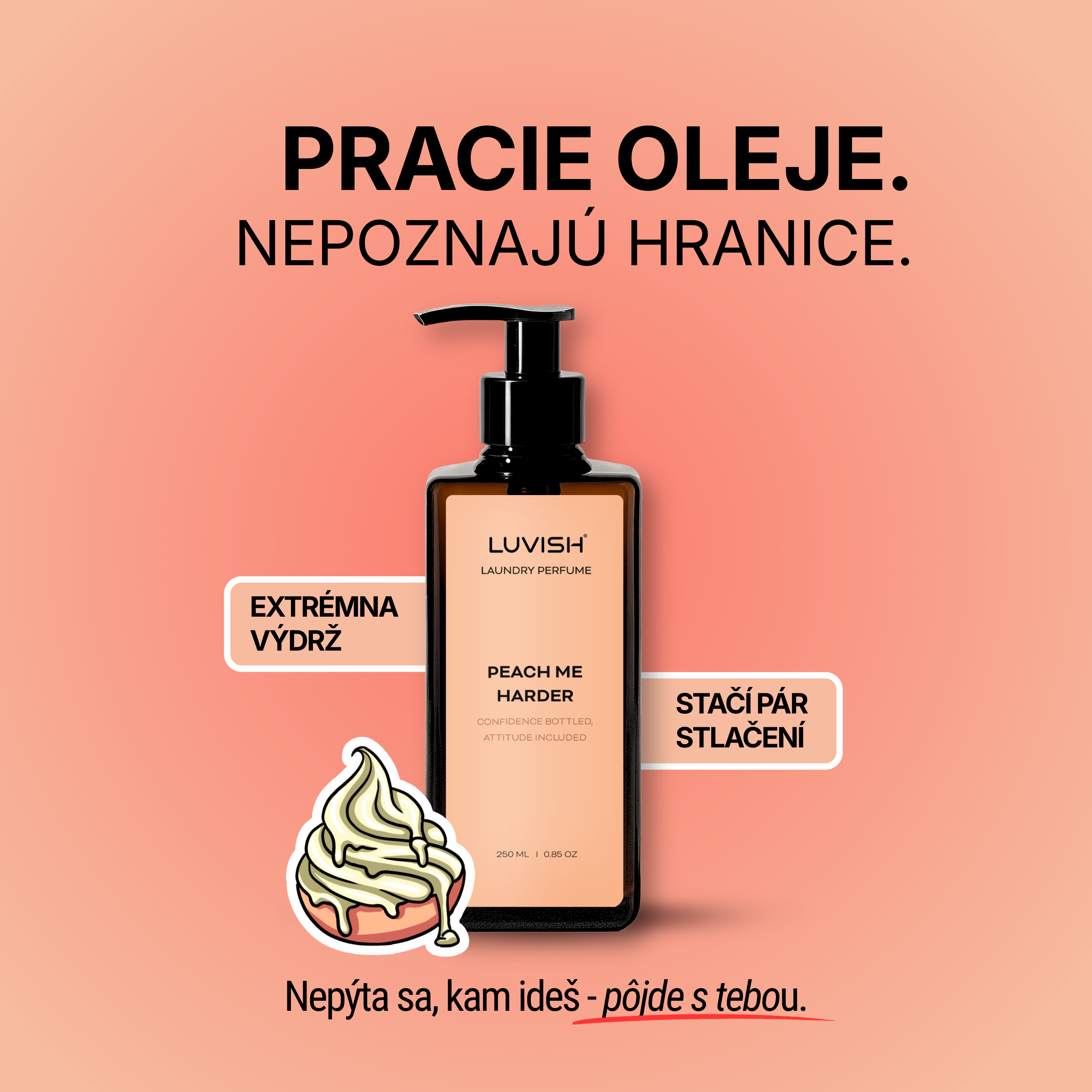 PEACH ME HARDER Pracie oleje